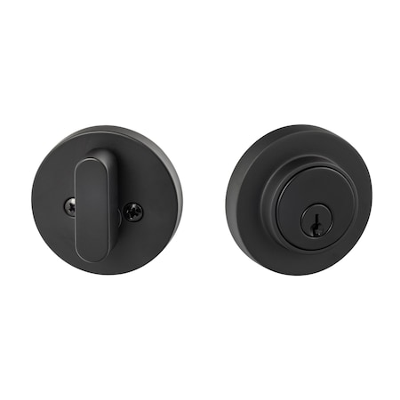 Sure-Loc Hardware Sure-Loc Hardware Modern Single Cylinder Deadbolt, Flat Black DB201-MD FBL